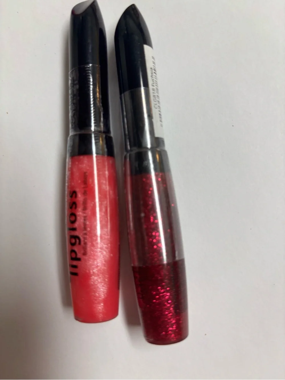 L.A. Colors Pink & Deep Magenta Lipgloss Duo